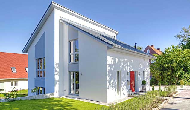 Haus Schröder - modernes Pultdachhaus