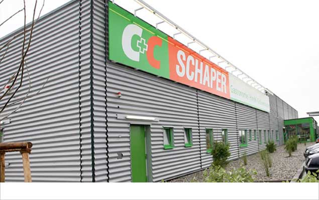 Großhandelsmärkte für C+C Schaper (METRO Group) in Kiel und Erlangen